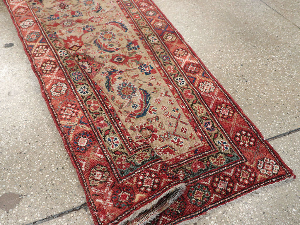 Vintage Persian Malayer Runner, No.17531 - Gss