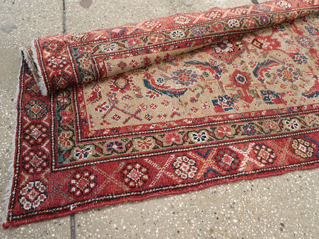 Vintage Persian Malayer Runner, No.17531 - Gss