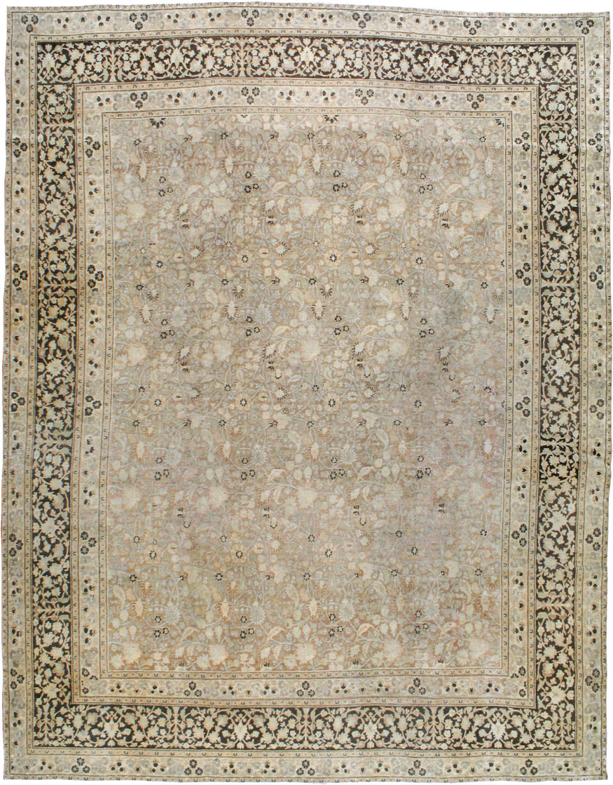 ANtique Persian Mashad Carpet, No.17550 - Gss