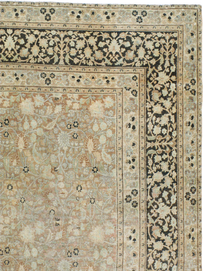 ANtique Persian Mashad Carpet, No.17550 - Gss