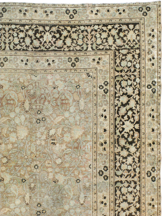 ANtique Persian Mashad Carpet, No.17550 - Gss