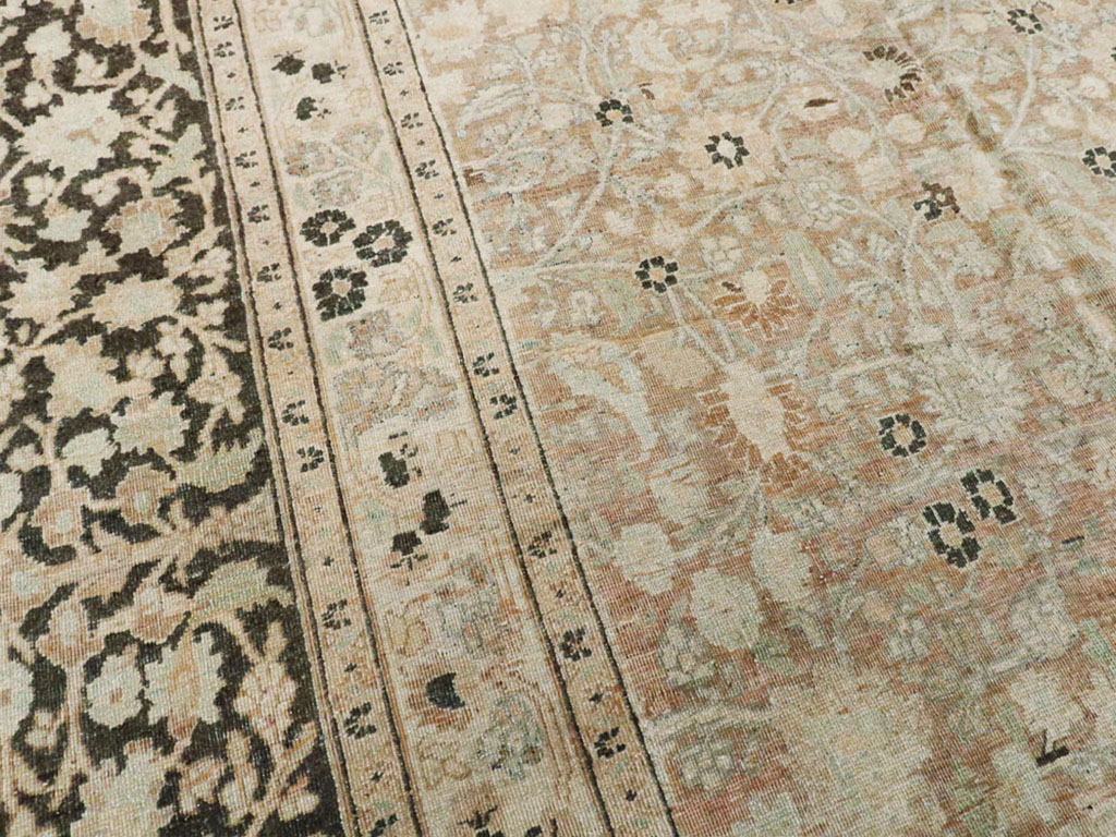 Antique Persian Mashad Carpet, No.17550 - Gss