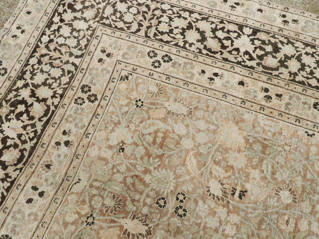 ANtique Persian Mashad Carpet, No.17550 - Gss