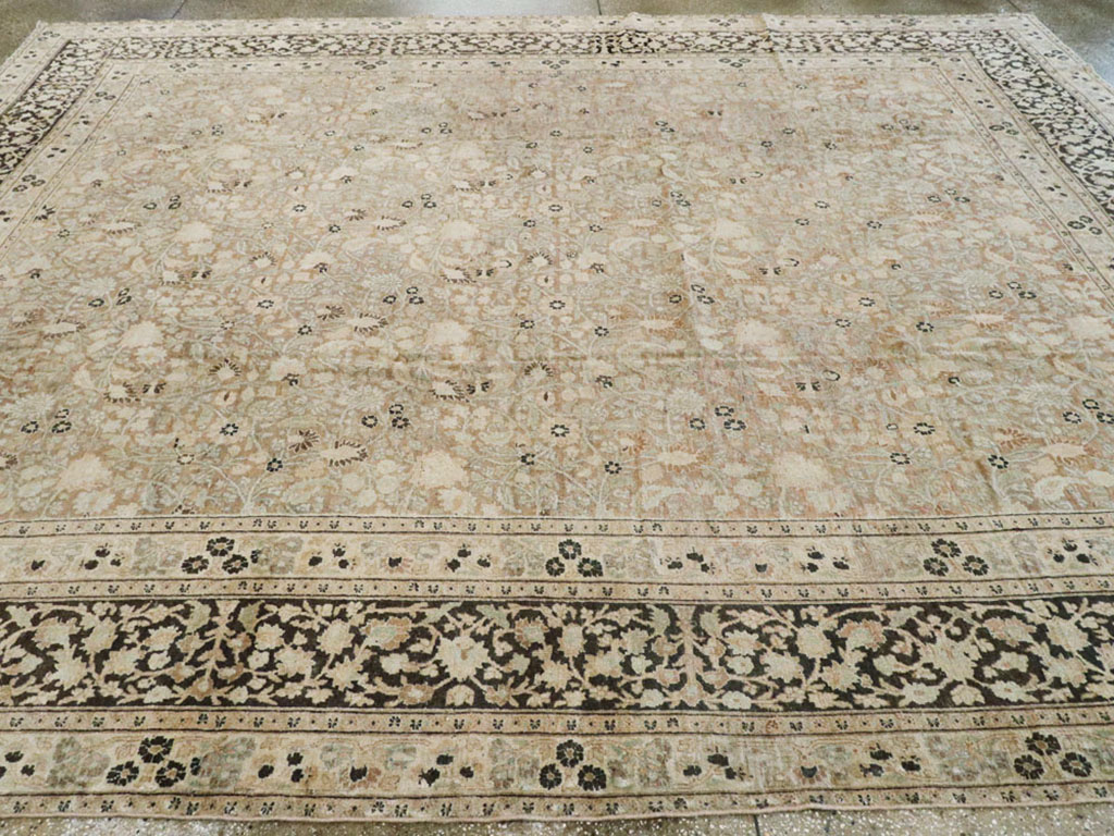 ANtique Persian Mashad Carpet, No.17550 - Gss