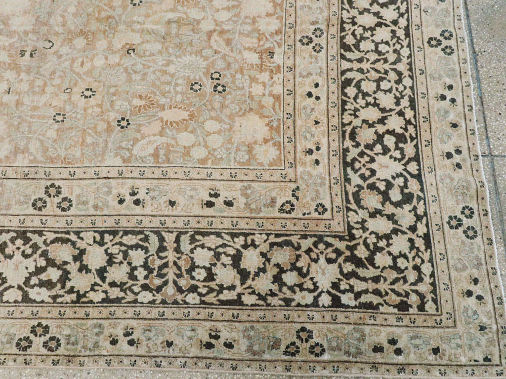 ANtique Persian Mashad Carpet, No.17550 - Gss