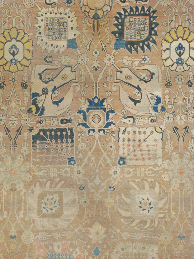 Antique Persian Tabriz Hagi Jalili Carpet, No.17551 - Gss