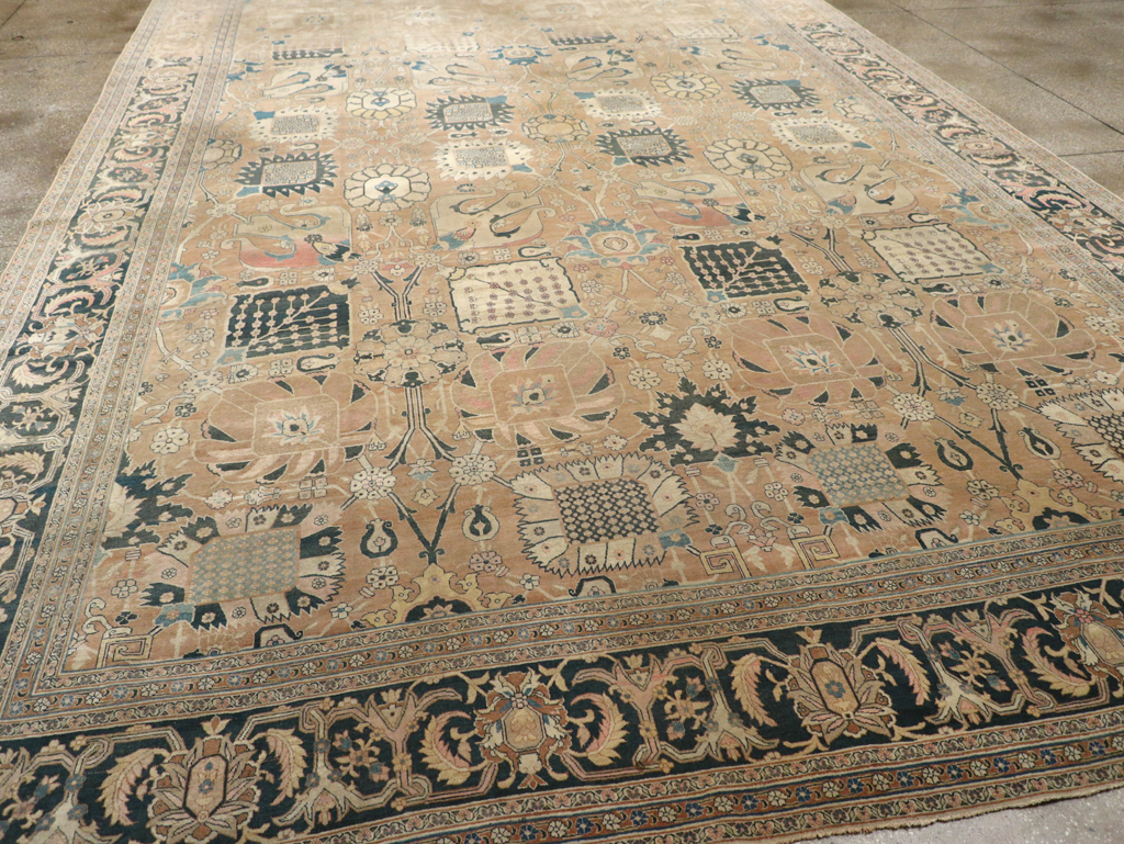 Antique Persian Tabriz Hagi Jalili Carpet, No.17551 - Gss