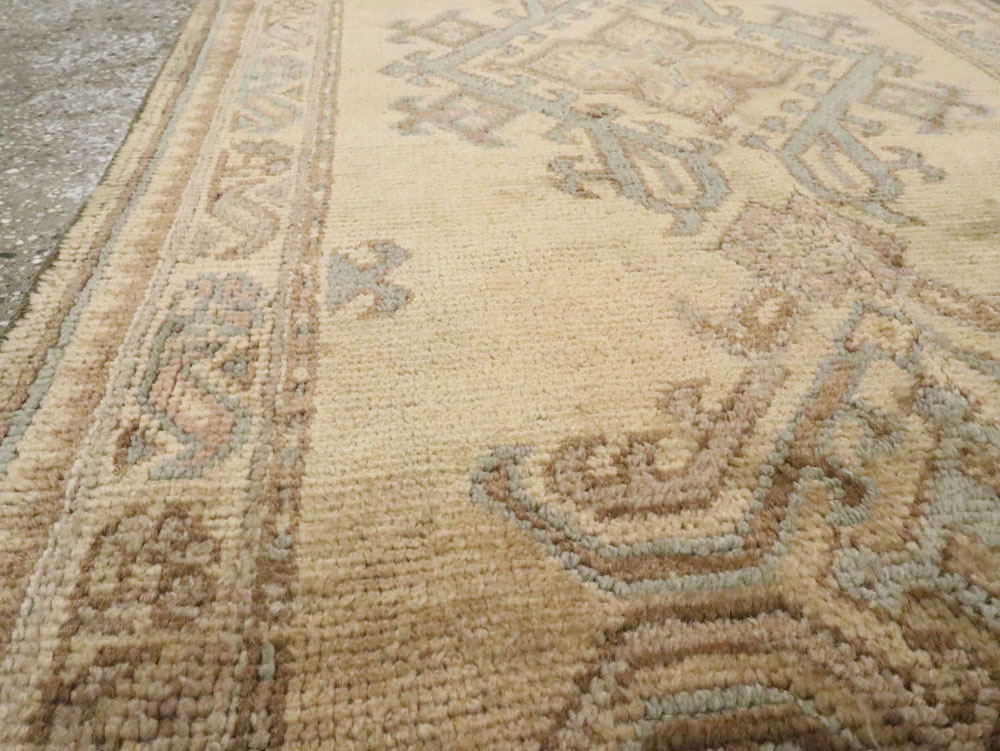Antique Turkish Oushak Runner, No.17555 - Gss