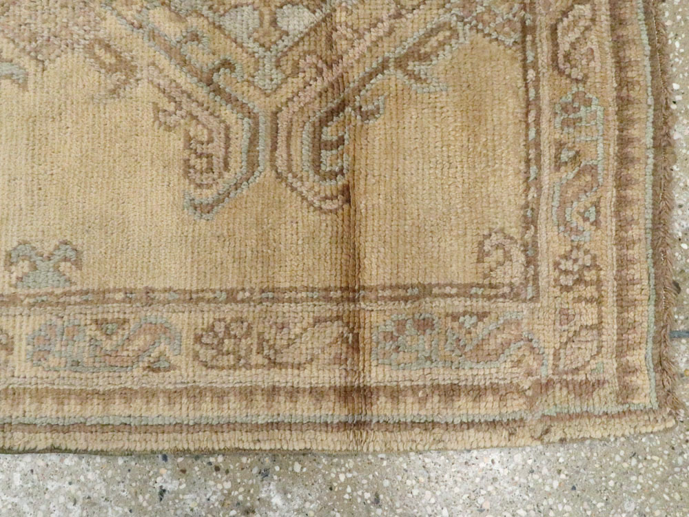 Antique Turkish Oushak Runner, No.17555 - Gss