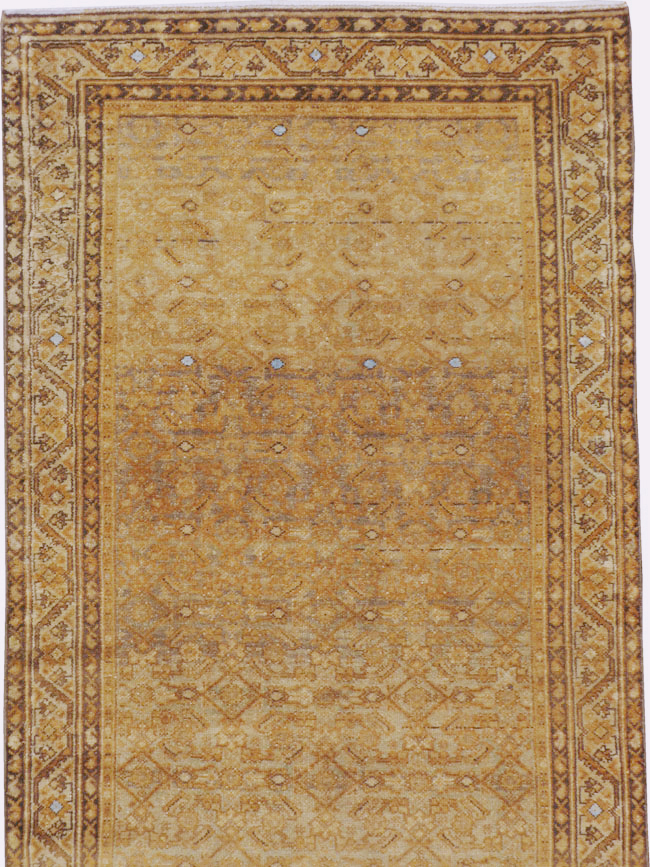 Antique Malayer Runner, No.17566 - Gss