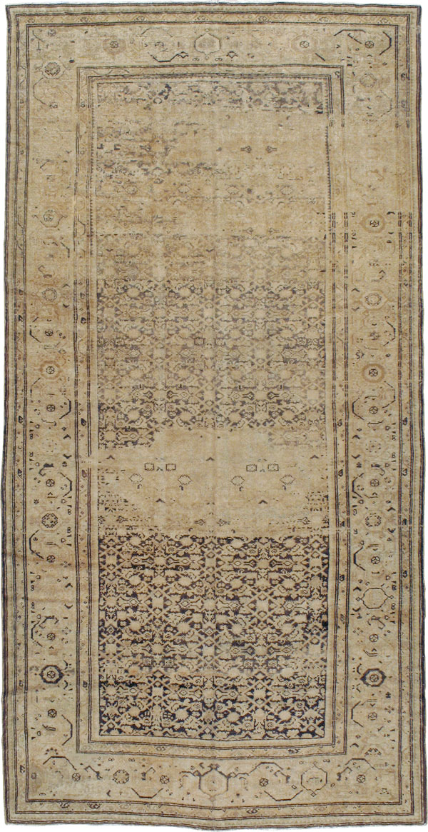 Vintage Persian Malayer Gallery Rug, No.17578 - Gss