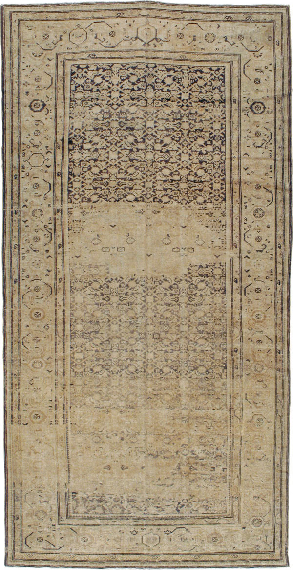 Vintage Persian Malayer Gallery Rug, No.17578 - Gss