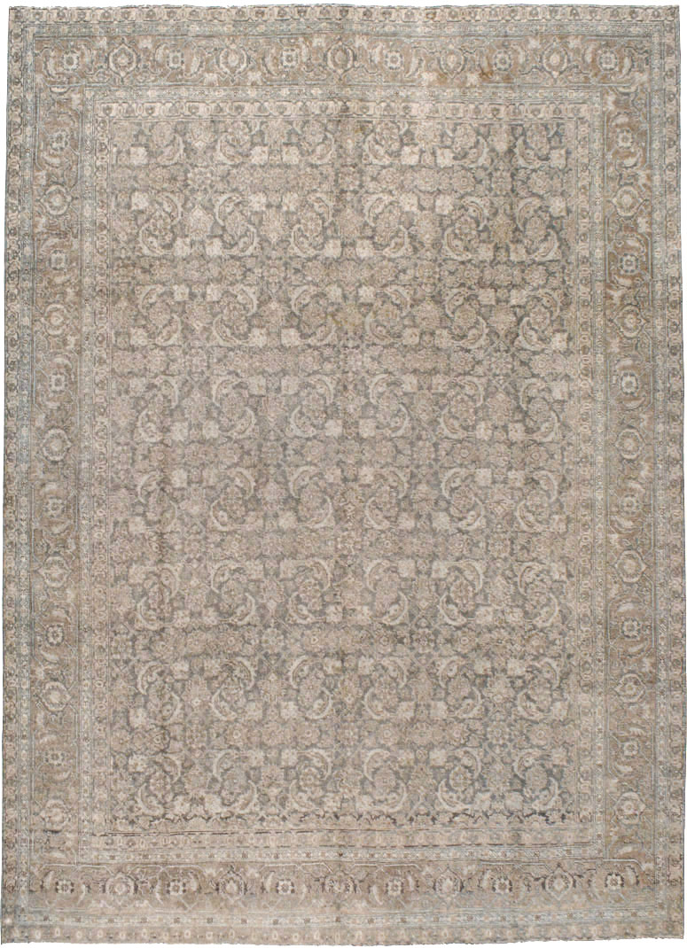 Antique Persian Tabriz Rug, No.17579 - Gss