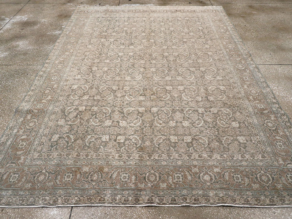 Antique Persian Tabriz Rug, No.17579 - Gss