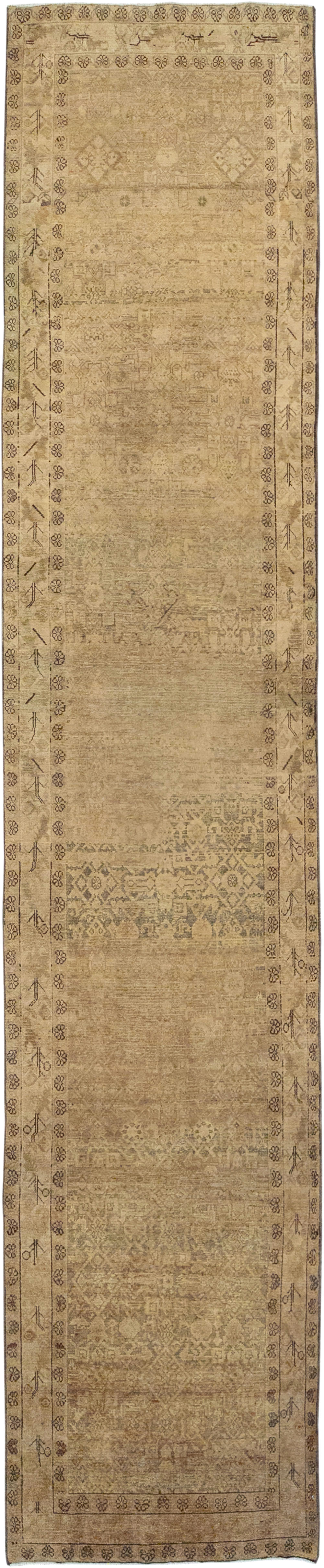 Vintage Persian Malayer Runner, No.17588 - Gss