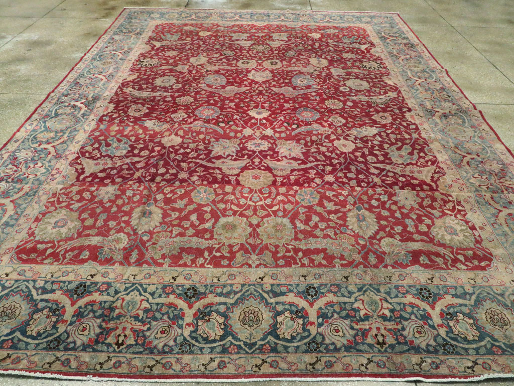 Antique Persian Tabriz Carpet, No.17609 - Gss