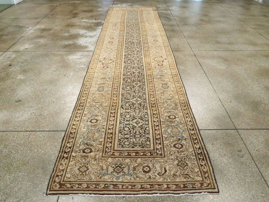 Antique Persian Malayer Runner, No.17621 - Gss