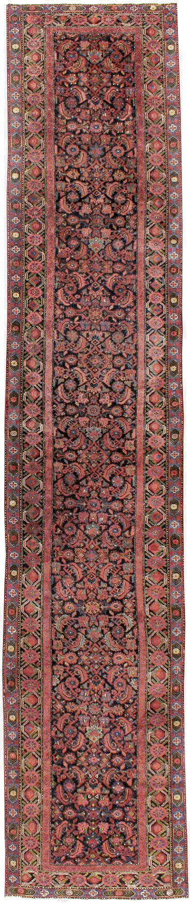 Vintage Persian Malayer Runner, No.17627 - Gss