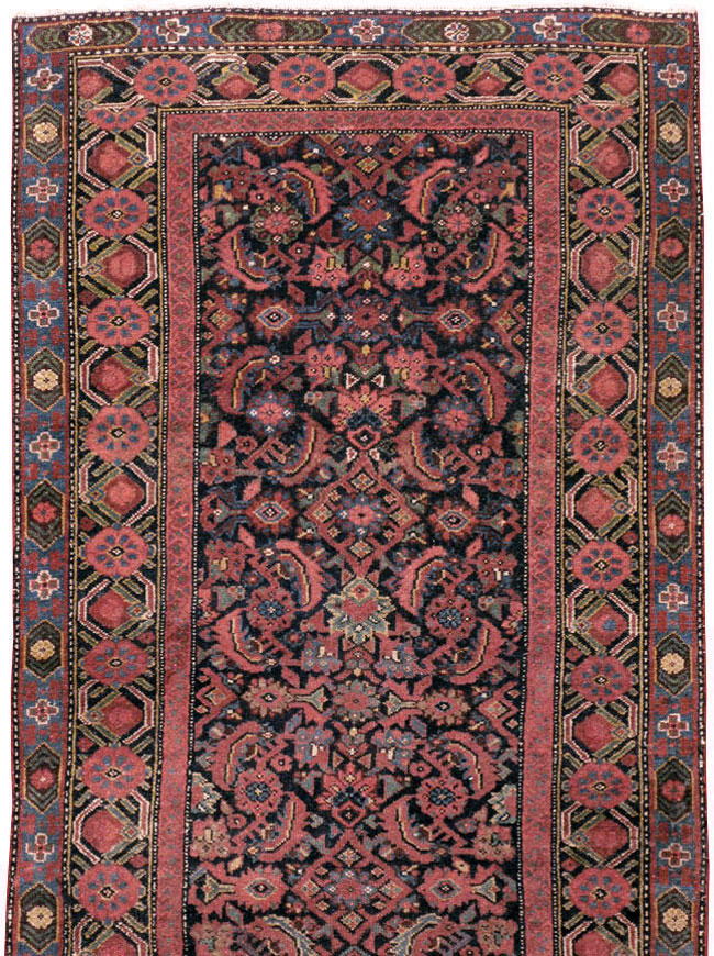 Vintage Persian Malayer Runner, No.17627 - Gss