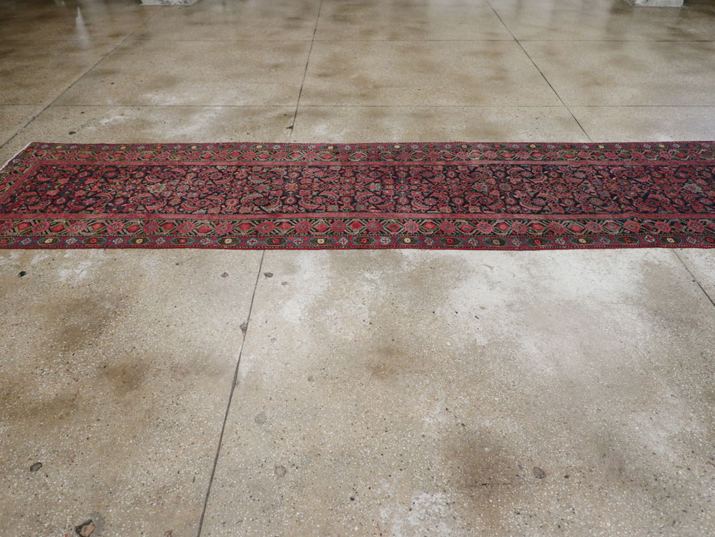 Vintage Persian Malayer Runner, No.17627 - Gss