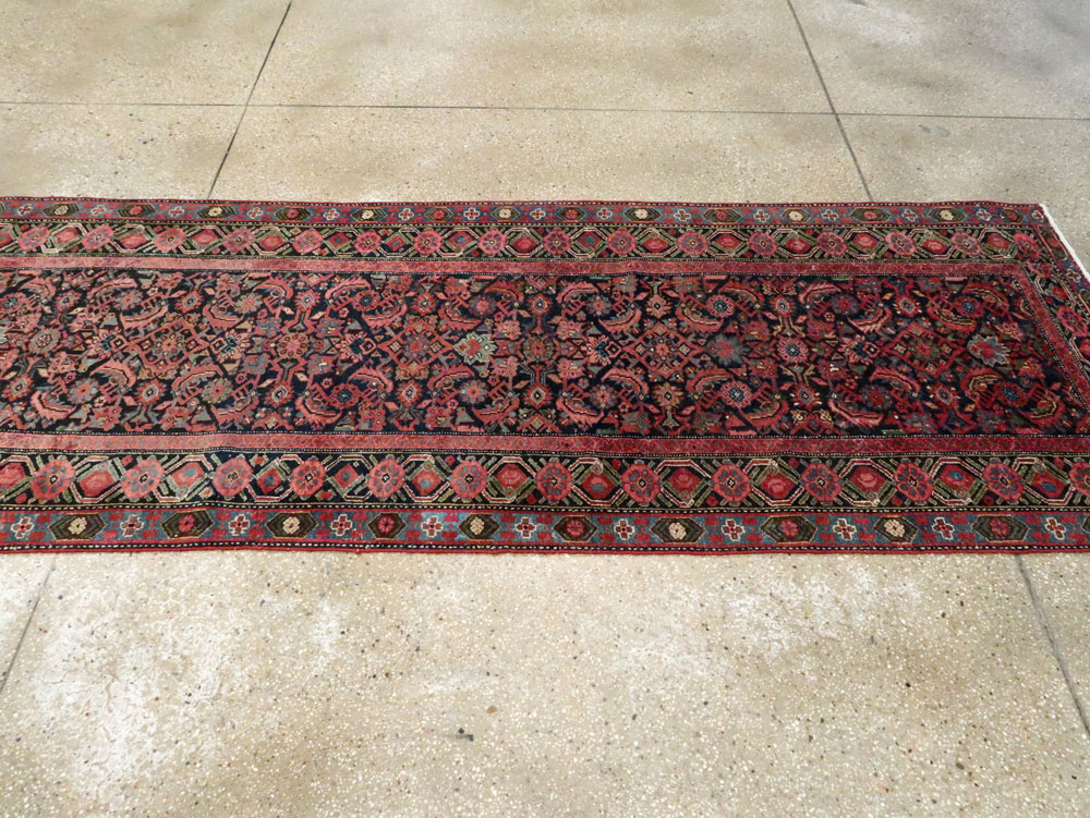 Vintage Persian Malayer Runner, No.17627 - Gss