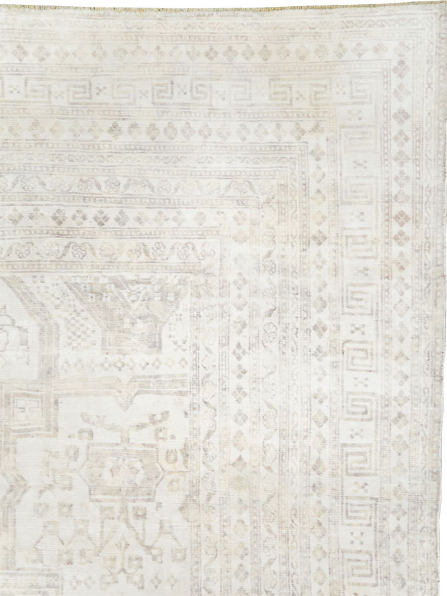 Vintage Cotton Agra Carpet, No.17643 - Gss