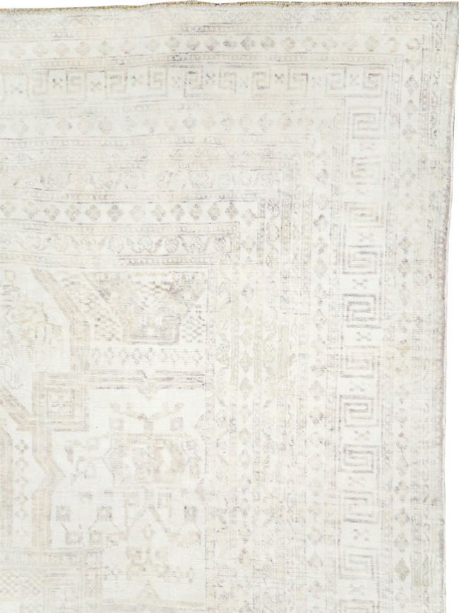 Vintage Cotton Agra Carpet, No.17643 - Gss