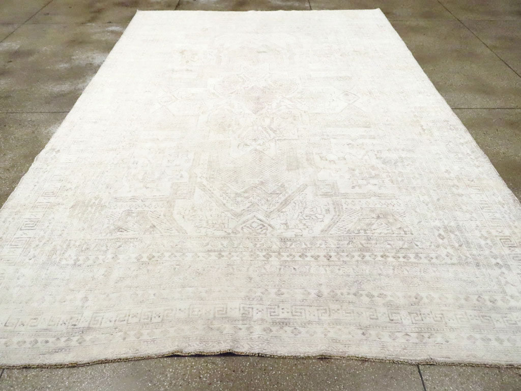 Vintage Cotton Agra Carpet, No.17643 - Gss