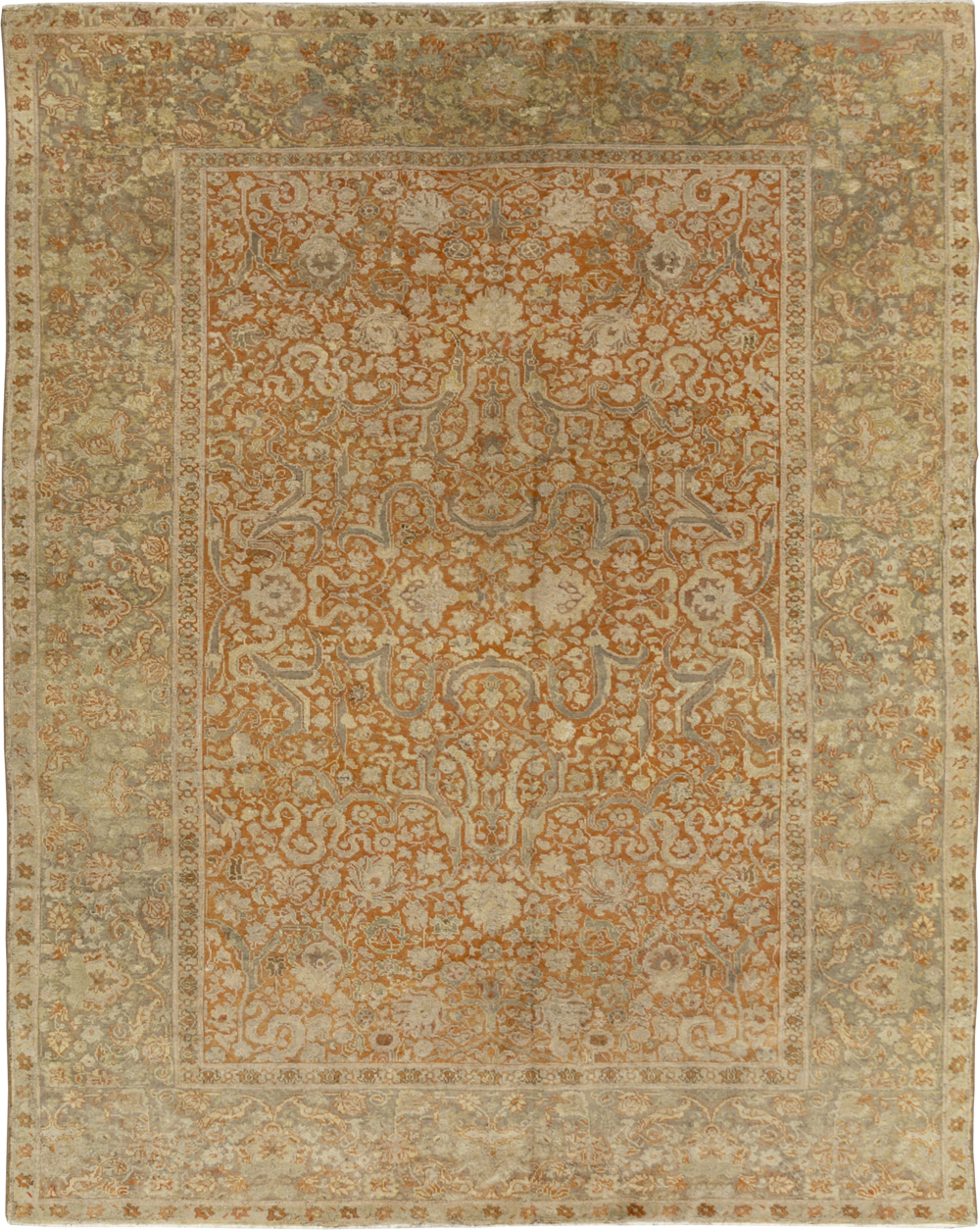 Vintage Turkish Oushak Room Size Carpet, No.17645 - Gss