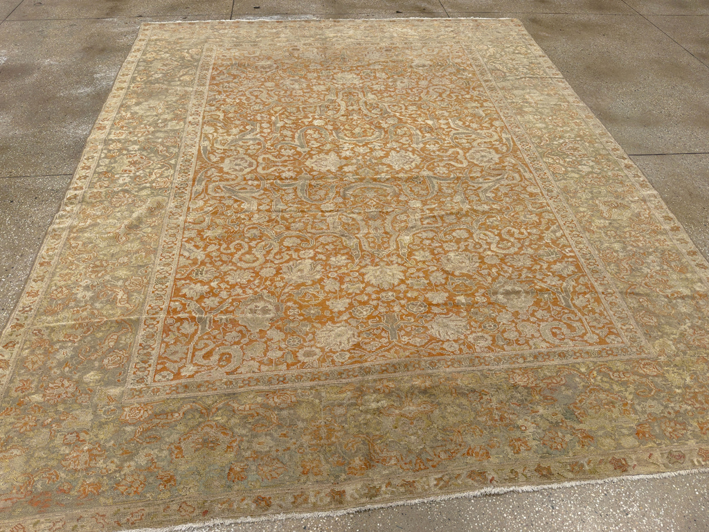 Vintage Turkish Oushak Room Size Carpet, No.17645 - Gss