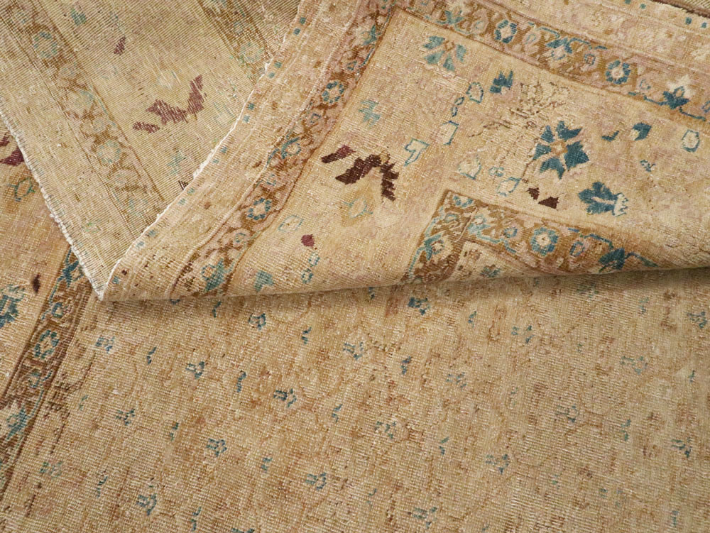 Antique Persian Tabriz Rug, No.17653 - Gss