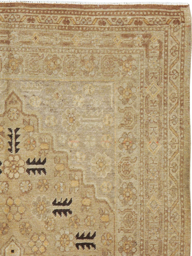 Vintage East Turkestan Khotan Rug, No.17659 - Gss