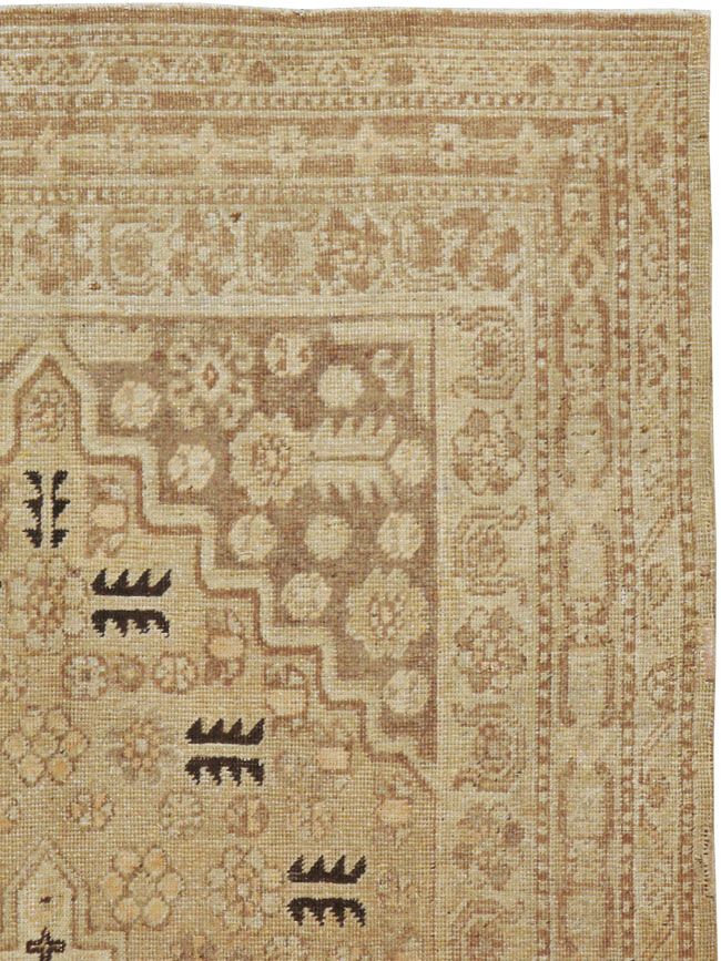 Vintage East Turkestan Khotan Rug, No.17659 - Gss