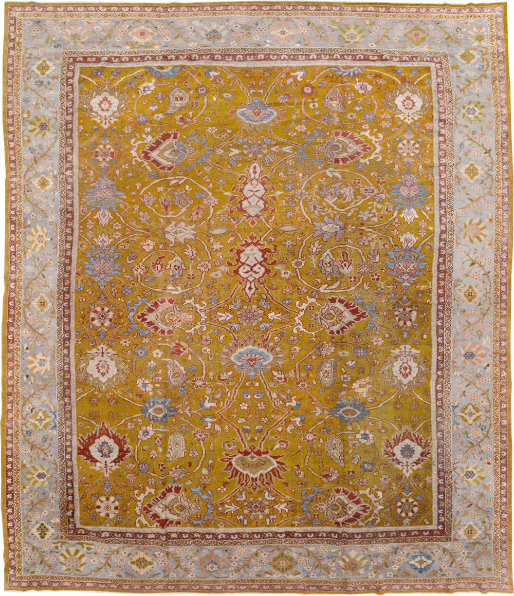 Antique Persian Sultanabad Large Room Size Carpet, No.17668 - Gss