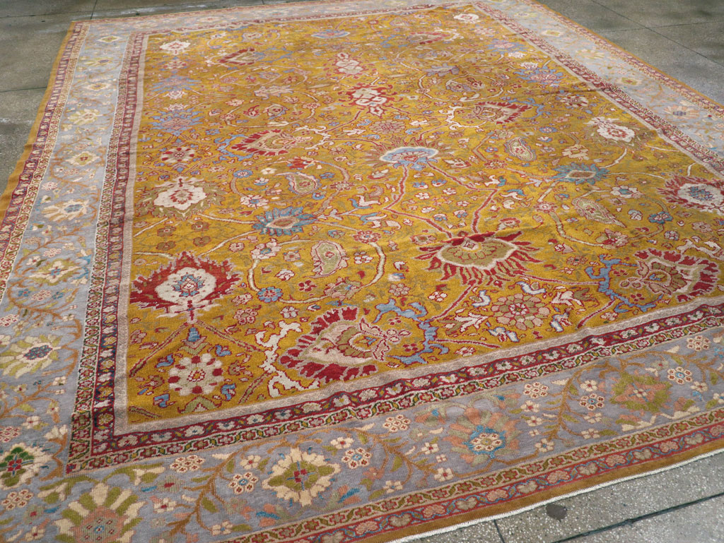Antique Persian Sultanabad Large Room Size Carpet, No.17668 - Gss