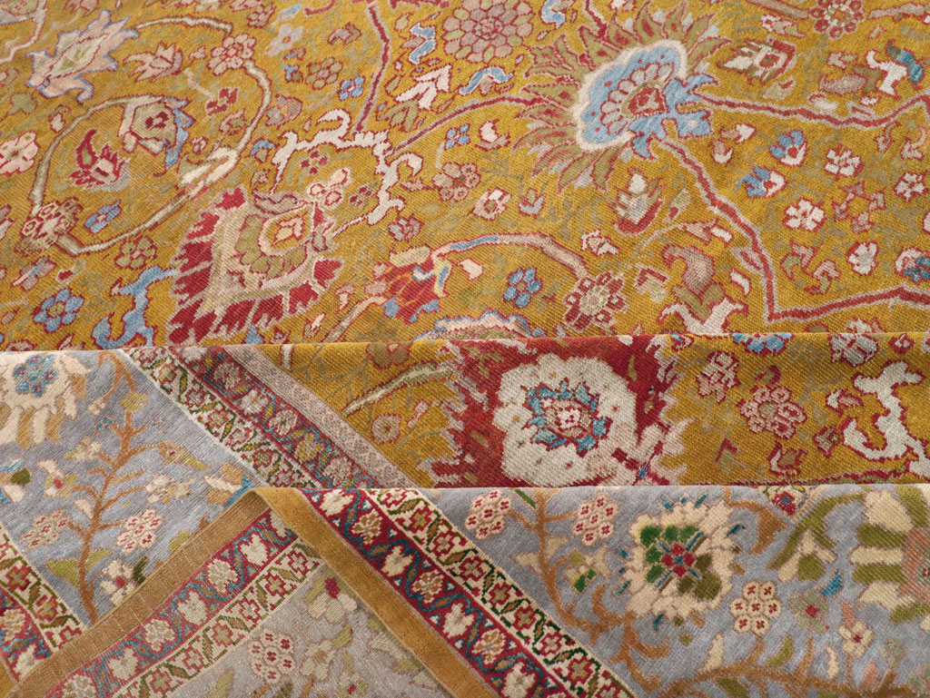 Antique Persian Sultanabad Large Room Size Carpet, No.17668 - Gss