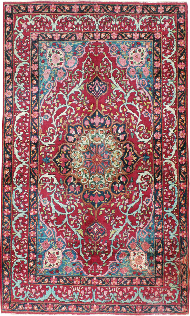 Vintage Persian Lavar Kerman Rug, No.17690 - Gss