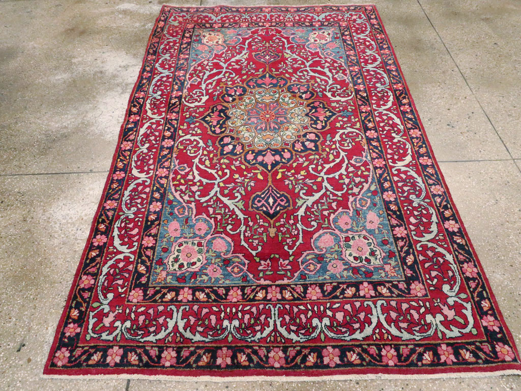 Vintage Persian Lavar Kerman Rug, No.17690 - Gss
