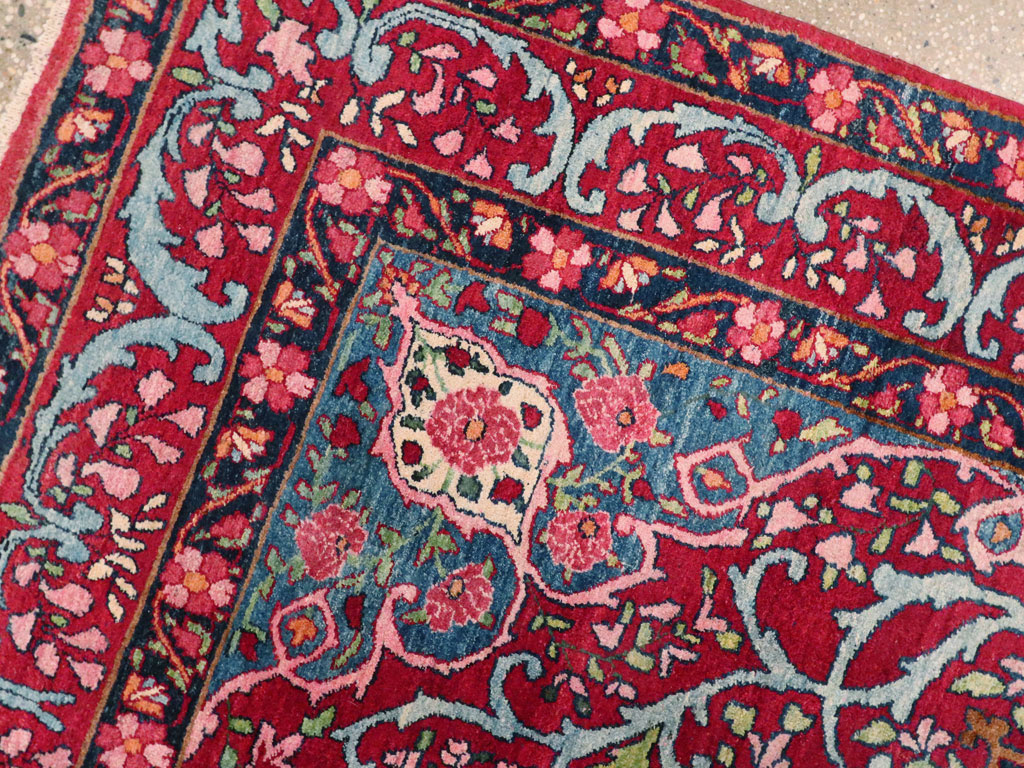 Vintage Persian Lavar Kerman Rug, No.17690 - Gss
