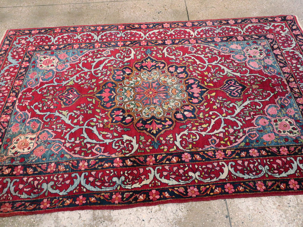 Vintage Persian Lavar Kerman Rug, No.17690 - Gss