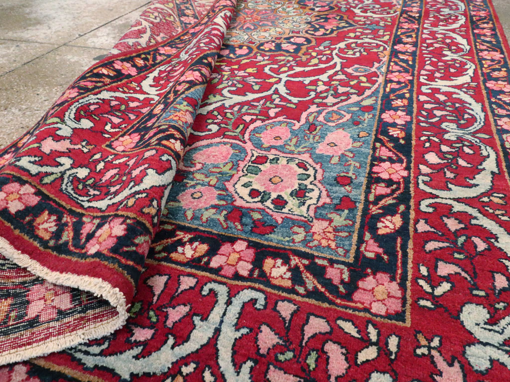 Vintage Persian Lavar Kerman Rug, No.17690 - Gss