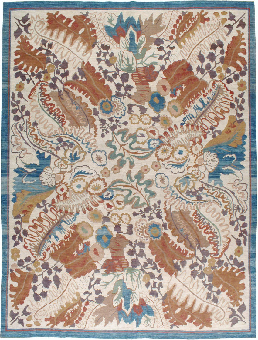 Modernist Persian Tabriz Room Size Carpet, No.17712 - Gss