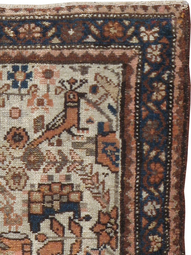 Vintage Persian Malayer Rug, No.17714 - Gss