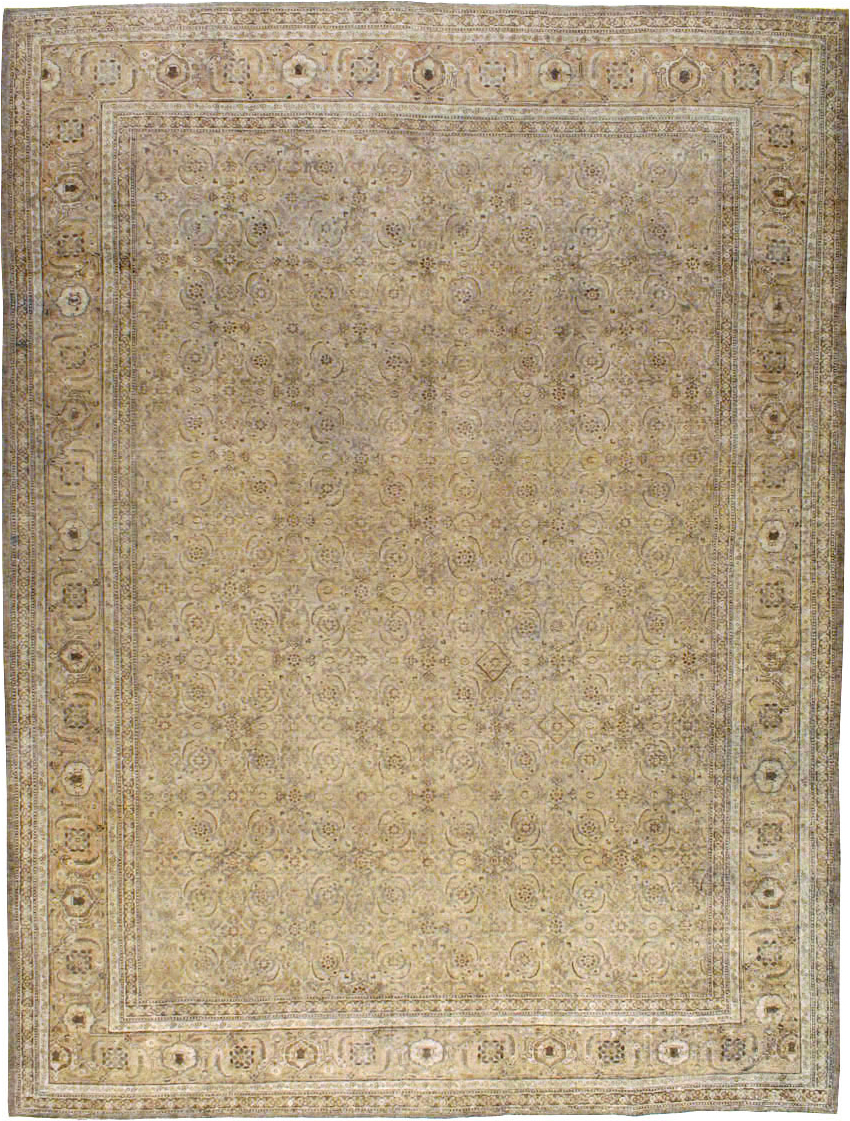 Antique Persian Tabriz Carpet, No.17717 - Gss