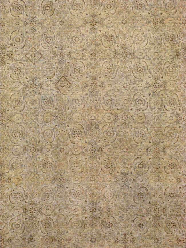 Antique Persian Tabriz Carpet, No.17717 - Gss