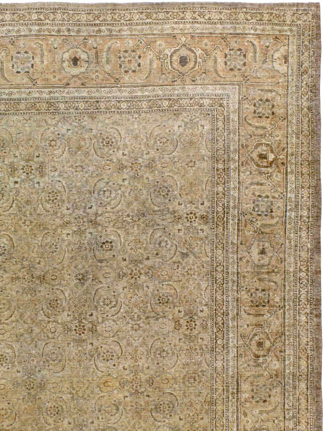 Antique Persian Tabriz Carpet, No.17717 - Gss