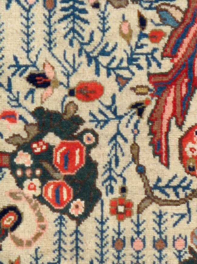 Vintage Persian Tabriz Rug, No.17725 - Gss