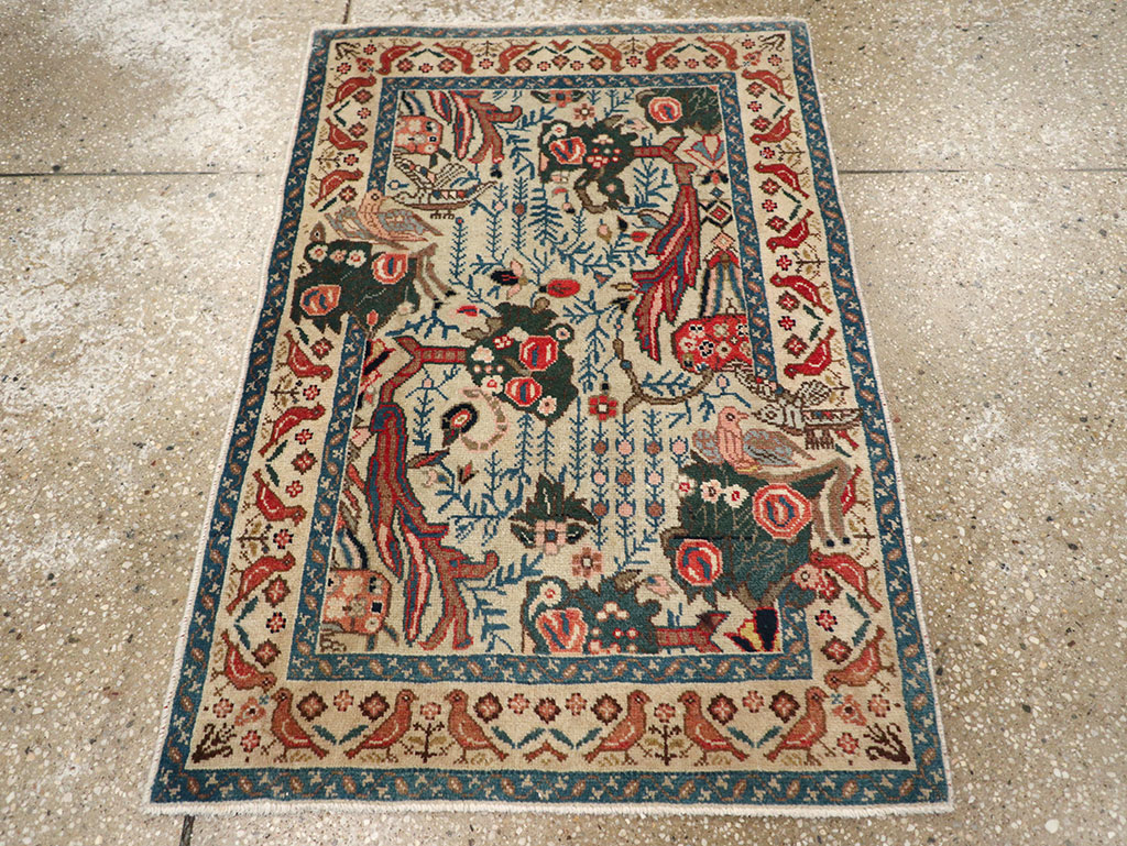 Vintage Persian Tabriz Rug, No.17725 - Gss