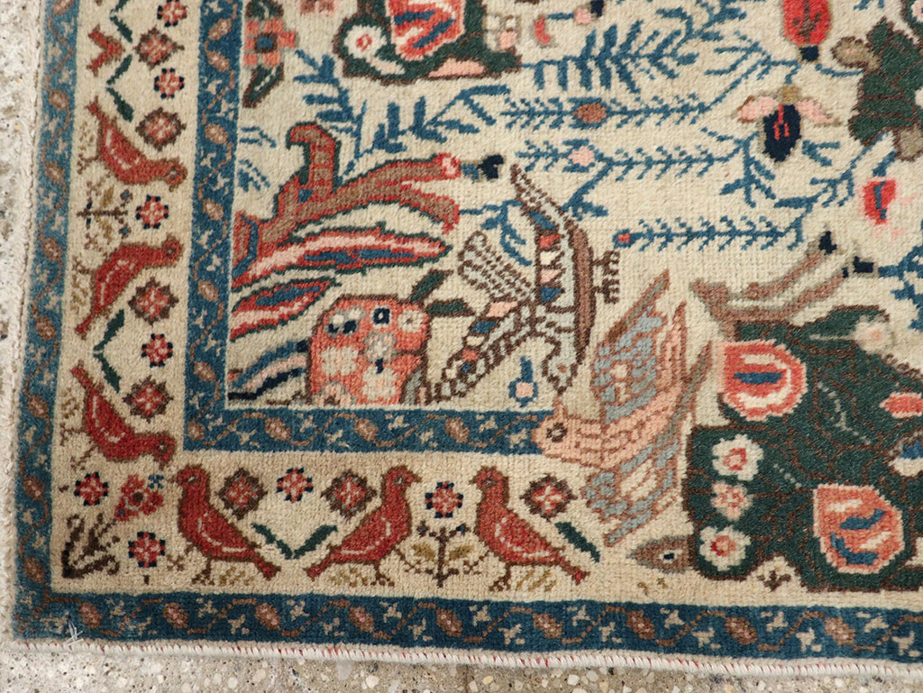 Vintage Persian Tabriz Rug, No.17725 - Gss