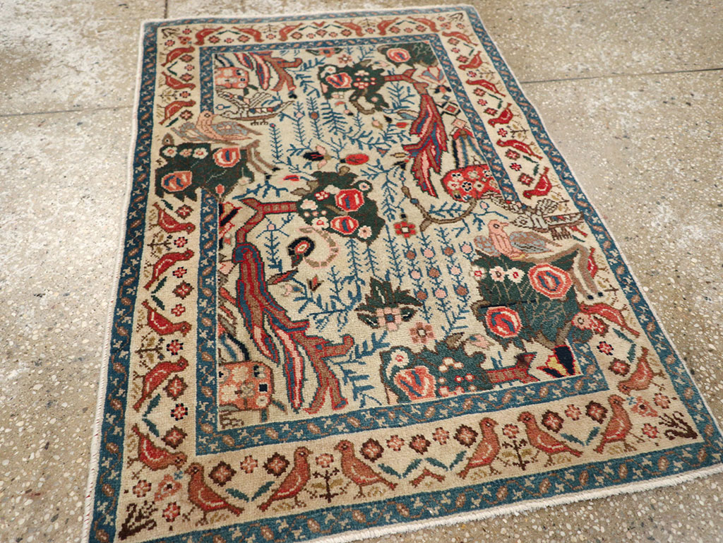 Vintage Persian Tabriz Rug, No.17725 - Gss